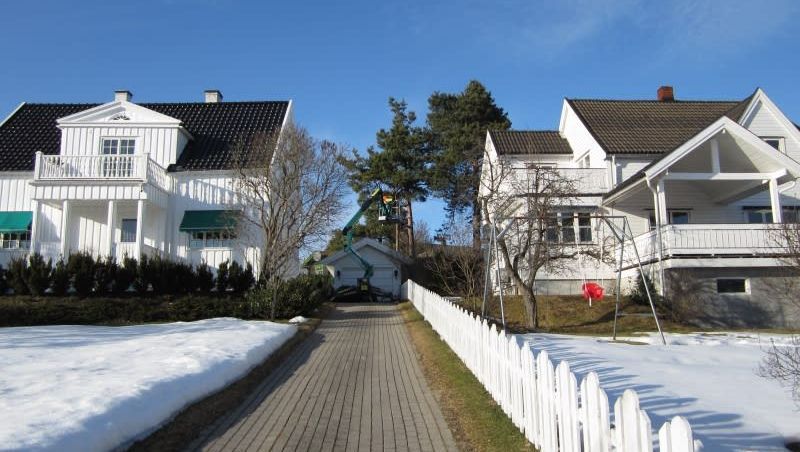 To hvite hus