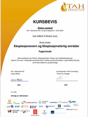Kursbevis